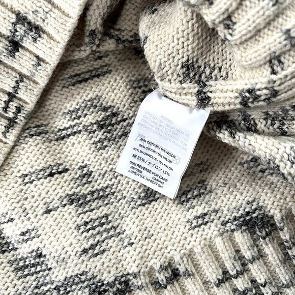 J. Crew Speckled Cotton Sweater (Ivory) M - Picture 8 of 11